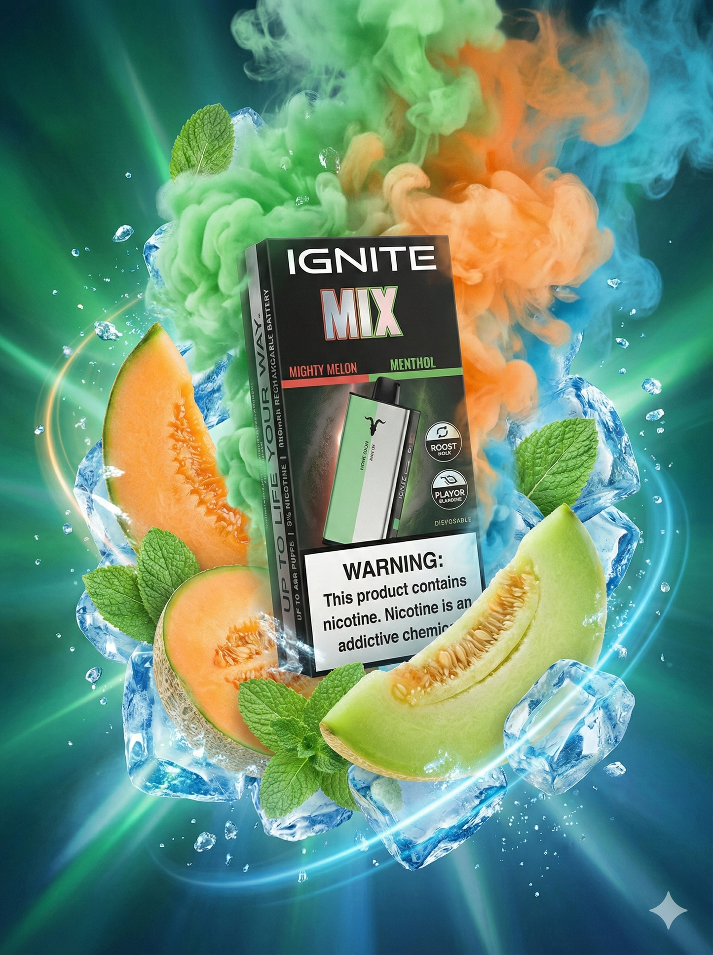 Pod Descartável Ignite Mix – 2 Sabores em 1 | Design Premium